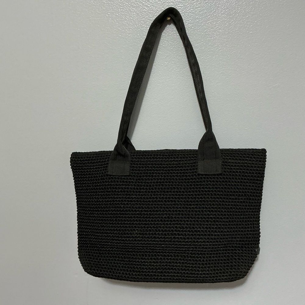 Vintage Crochet Bag  from The Sak Elliot Lucca Crochet, Black